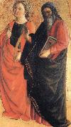 Fra Filippo Lippi, St.Catherine of Alexandria and an Evangelist